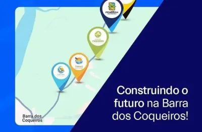 Lote à venda em rua pública, capuã, barra dos coqueiros, se