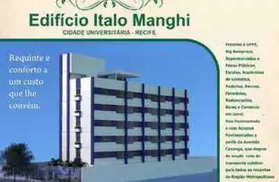 Apartamento à venda no italo manghi, cidade universitária, recife, pe