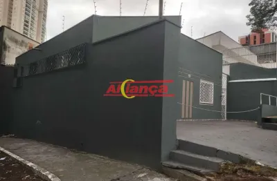 Casa comercial para alugar 3 salas e 2 vagas - 92m², centro - guarulhos/sp por r$ 3.900,00