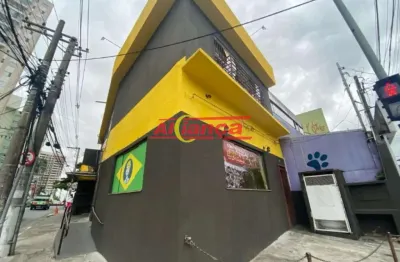 Salão para alugar, 250m² - área total sendo 125 terreo + 125  1 andar bairro - picanço guarulhos/sp