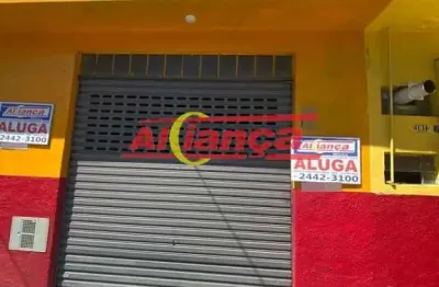 Salão para alugar, 40 m² - bairro - jardim bela vista - monte carmelo guarulhos/sp  r$ 1.700,00