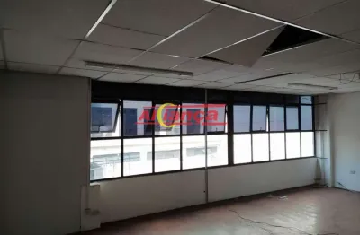 Sala comercial para alugar, 130m²  - centro - guarulhos/sp   por r$2200,00