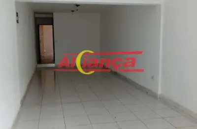Salão comercial para alugar, 155m² - centro - guarulhos/sp - r$3000,00