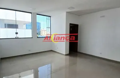 Sala em prédio comercial para alugar, 26 m² com elevador - centro - guarulhos/sp por r$ 1.850,00