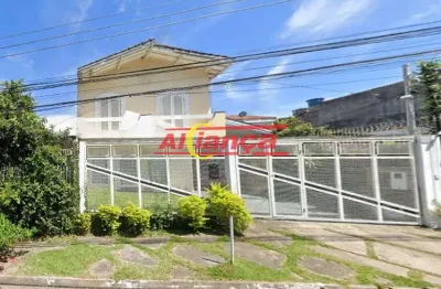 Sobrado com edícula para locação com 4 quartos e 8 vagas, pq. continental - por r$ 5.000,00