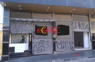 Salão para alugar com 110m² no centro comercial de guarulhos -r$ 6.000,00