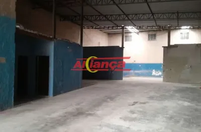 Galpão comercial 900m² com 2 banheiros, vestiário, vila endres - guarulhos por r$: 15.000,00