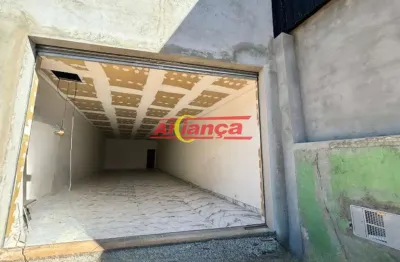 Salão para alugar, 64m² - de salão terreo, com 2 banheiros bairro -picanço -  guarulhos/sp -