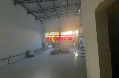 Salão comercial para alugar, 04 vagas, 250m² - jardim santa barbara - guarulhos/sp por r$ 10.000,00