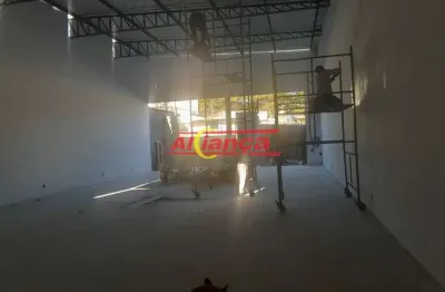 Salão comercial para alugar, 04 vagas, 230m² - jardim santa barbara - guarulhos/sp por r$ 9.000,00