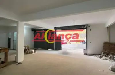 Salão comercial para alugar, 10 vagas, 193m², centro - guarulhos/sp por r$8.000,00