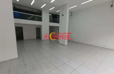 Salão para alugar, 220 m² - bairro - vila rio de janeiro  - guarulhos/sp - por r$ 5.300,00