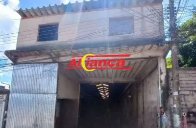 Galpão para alugar,  599,19m² de área construída, 480m² de terreno - jardim cumbica - guaru