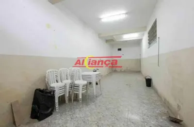 Salão comercial para alugar com 56m²,  parque jurema - guarulhos/sp por r$ 1.800,00