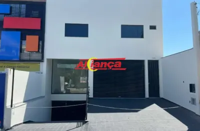 Salão para alugar, 170 m² de área construida,  jardim pinhal - guarulhos/sp