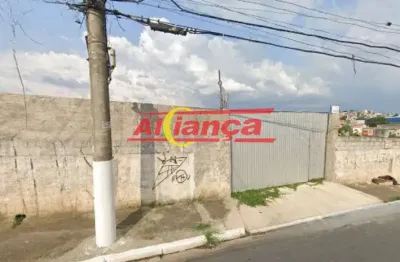 Terreno para alugar com 700m² murado com portão de entrada - jd. arapongas - guarulhos  por r$: 3800