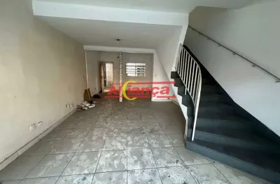 Salão para alugar, 94m² - sendo um salão térreo, mais 3 salas em cima, vila galvão - por r$ 3.800,00