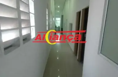 Sala para alugar com 12m², vila augusta - guarulhos/ sp por r$ 880,00