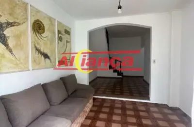 Sobrado com piscina para alugar, 03 quartos, 154m², parque continental ii - guarulhos