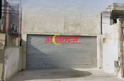 Salão para alugar, 250m² - porta automatizada - cidade serôdio - guarulhos/sp