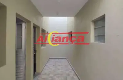 Casa 35m², com 1 quarto para locação no bairro ponte grande - guarulhos - sp r$1.100,00