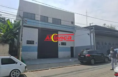 Galpão com 331m² / mezanino em cumbica para alugar - por r$ 9.000,00