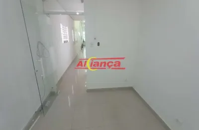 Sala para alugar com 12m², vila augusta - guarulhos/ sp por r$ 980,00