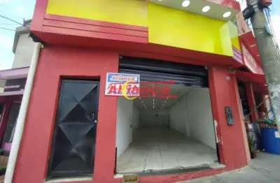 Salão para alugar, 100m² - jardim são domingos - guarulhos/sp - r$ 3.300,00