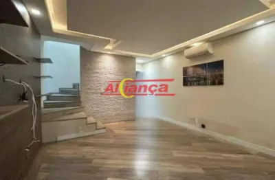 Sobrado individual para alugar com 190m², 03 quartos, suíte, 01 vaga, jd santa mena - guarulhos/sp