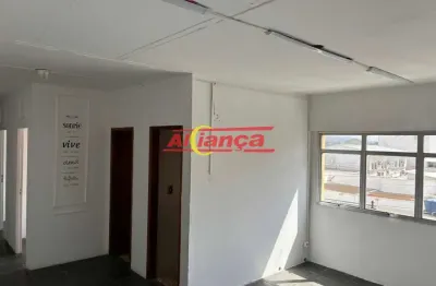 Sala comercial 60m², com copa , para locação centro guarulhos
