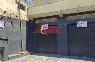 Salão para alugar, 90m² com 2 banheiros - cidade serodio - guarulhos/sp - por r$ 3.500,00
