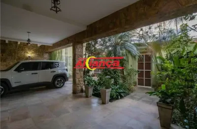Casa com 4 quartos e 3 suites para alugar, 450m² - jardim maia - guarulhos/sp por 14.000,00