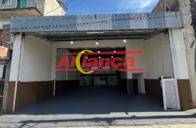 Salão para alugar, 280m²  - bairro - jardim cumbica guarulhos/sp - por r$ 10.000,00