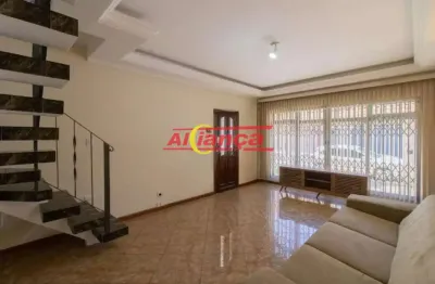 Sobrado com 3 quartos para alugar, 166m² - jardim munhoz - guarulhos /sp - por r$4.500