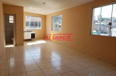 Sala comercial para alugar com 1 banheiro, pia - parque alvorada - guarulhos por r$: 800,00
