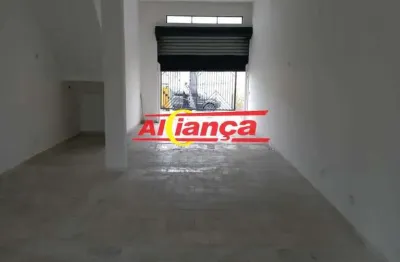 Salão comercial para alugar 90m² com 2 banheiros - jd. dos pimentas - guarulhos por r$: 4.500,00