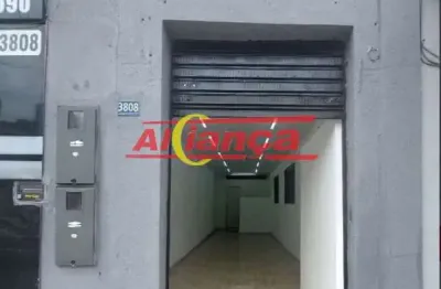Salão para alugar, 36m²  -jardim bom clima - guarulhos/sp - por r$1.000,00