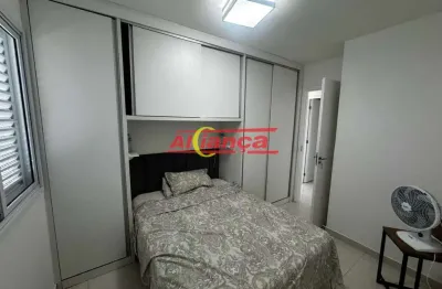 Apartamento para alugar com quartos sendo 1 suite,  57,14m² - bairro - vila silveira - guarulhos/sp