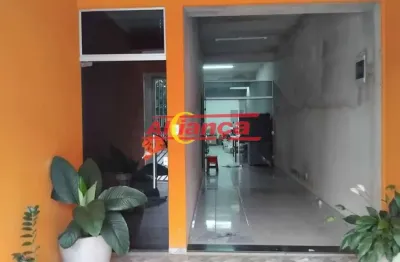 Salão comercial para alugar, 150m², jd ponte alta - guarulhos r$ 2.200,00