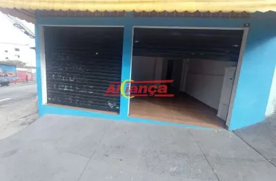 Salão comercial 40m², para locação - cocaia - guarulhos/sp por r$ 1.300,00