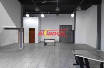 Salão para alugar, 172m²  - bairro vila barros - guarulhos/sp - por r$ 11.000,00