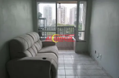 Apartamento com 95m² para alugar, 03 quartos, suíte, 01 vaga, macedo - guarulhos/sp por r$ 3.500,00