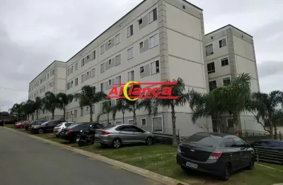 Apartamento para alugar, 2 quartos, e 1 vaga, 45 m², água chata - guarulhos por r$ 1.200,00
