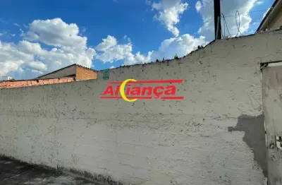 Terreno para alugar,  347m²- parque renato maia- guarulhos/sp - r$ 5.000,00