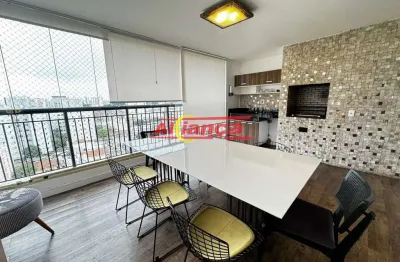 Apartamento para alugar com 3dormitórios sendo 1 suíte, 140m² - vila sao jorge -guarulhos/sp