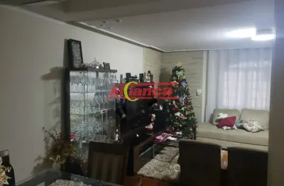 Sobrado com 3 quartos e 2 vagas para alugar, 146m² - gopoúva - guarulhos /sp -r$ 4.500,00