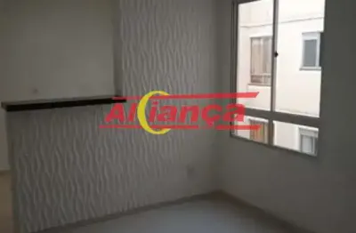Apartamento para alugar, 2 quartos e 1 vaga, 44m², água chata - guarulhos r$ 1.500,00