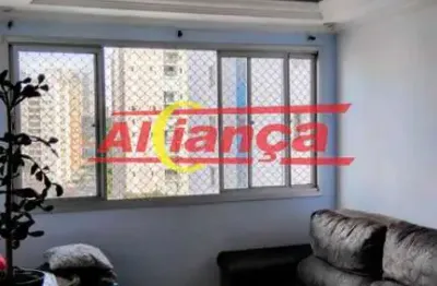Apartamento com 3 quartos para alugar,  80m² - bairro macedo - guarulhos/sp -  por r$ 2.100,00