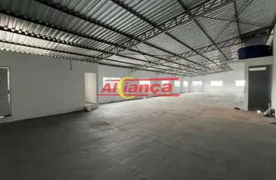 Salão para alugar, 300 m²  - pimentas - guarulhos/sp - por r$ 3.900,00