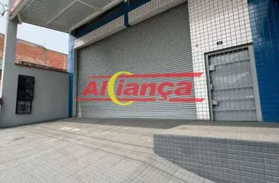 Salão para alugar, 290m²  jardim cumbica - guarulhos/sp - por r$ 10.500,00